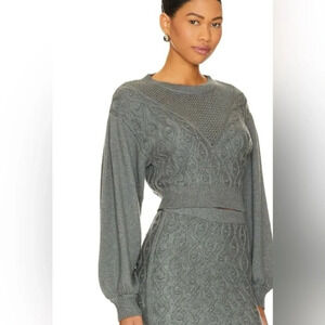 Tularosa Women’s Dark Gray Davinia Sweater Size L